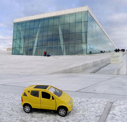 By the Opera in Oslo (Architects Snøhetta)