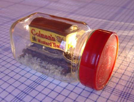 Colman's box van in Colman's jar