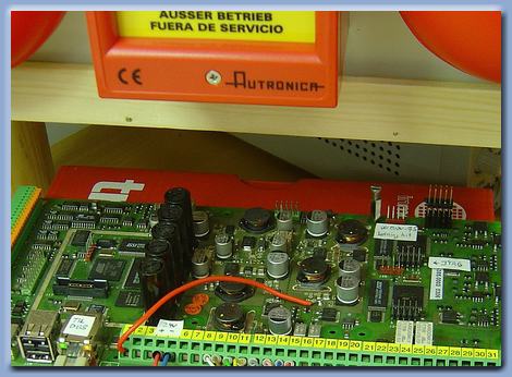 - A new fire alarm panel -